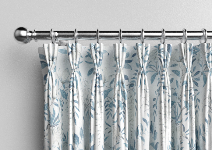 Laura Ashley Parterre, Off White/Seaspray - Made to Measure Curtains - Image 11